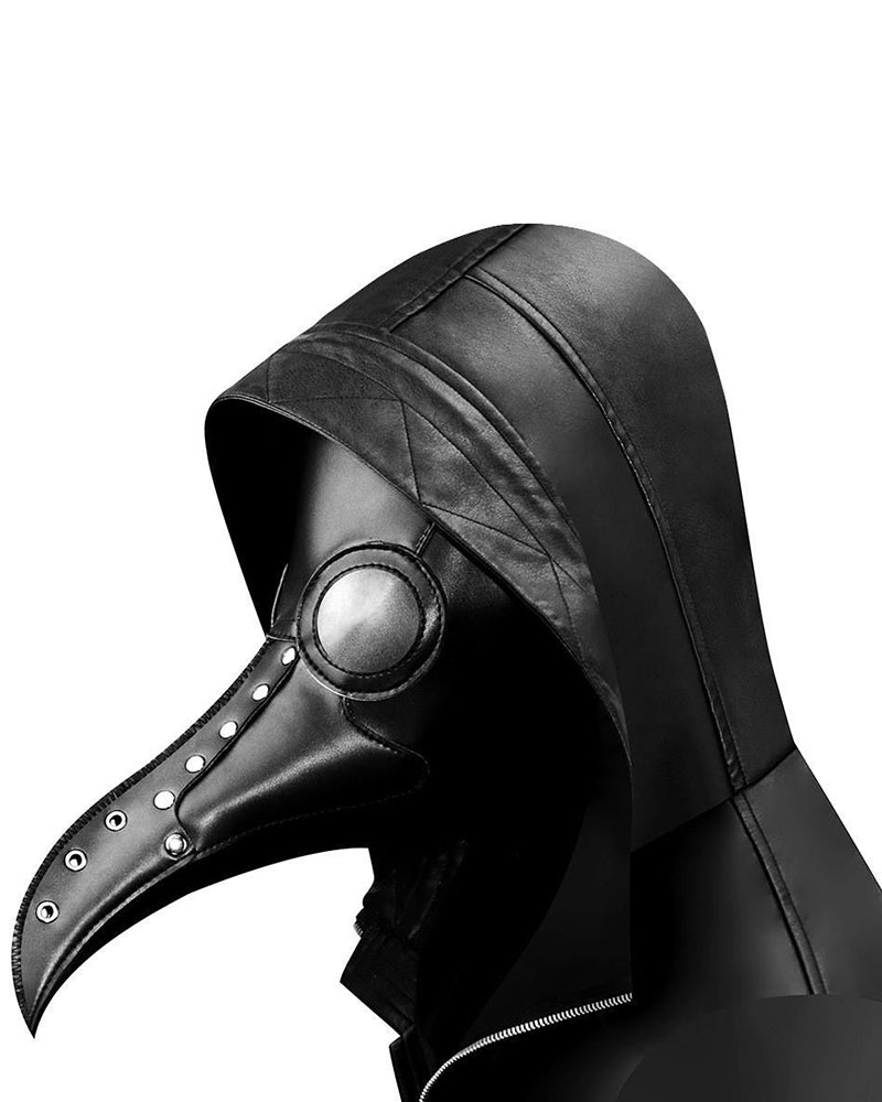 Halloween Cosplay PU Crow Mask