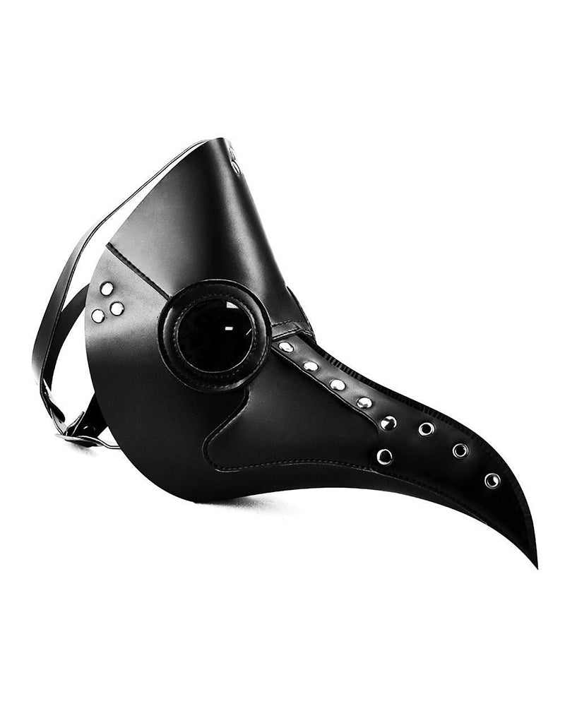 Halloween Cosplay PU Crow Mask