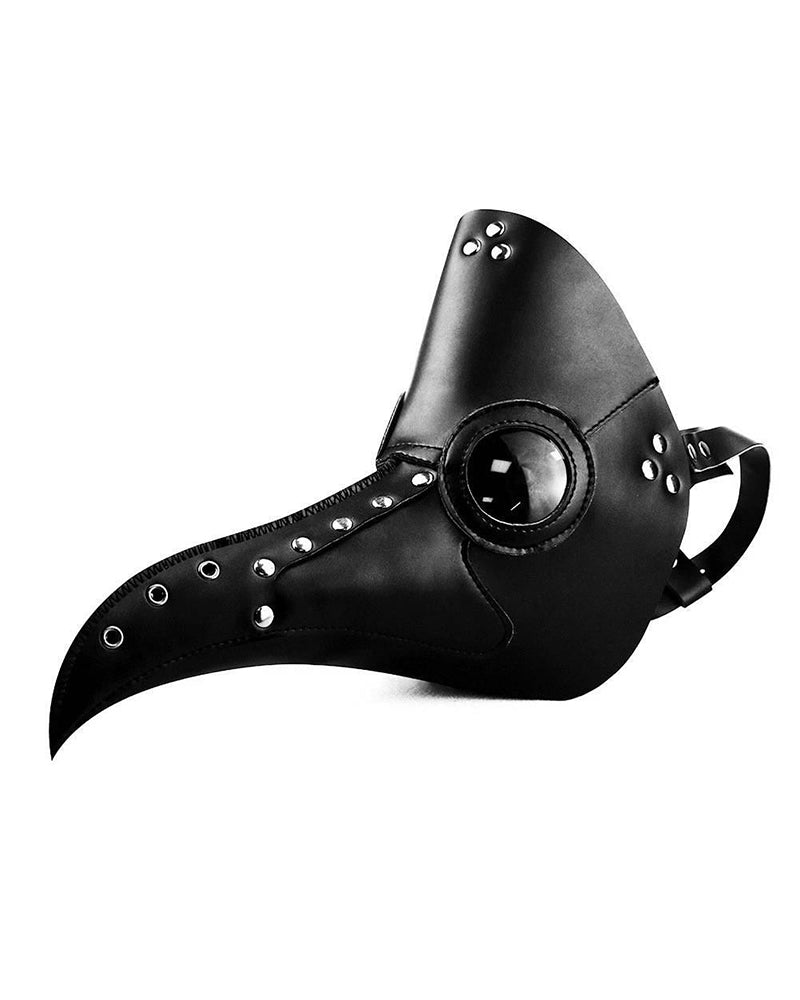 Halloween Cosplay PU Crow Mask