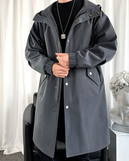 Techwear Outfits Long Jacket Coat