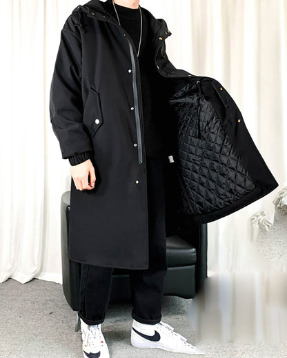 Techwear Outfits Long Jacket Coat