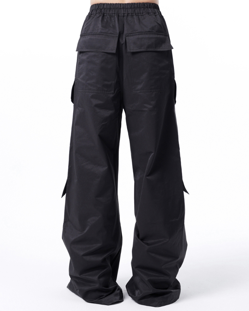 High Street Hip-Hop Cargo Wide-Leg Pants