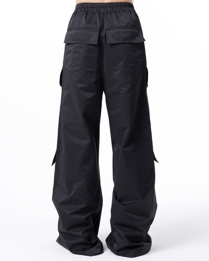 High Street Hip-Hop Cargo Wide-Leg Pants