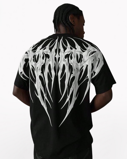 High Street Opium Style Wings Rock Graphic T-Shirt