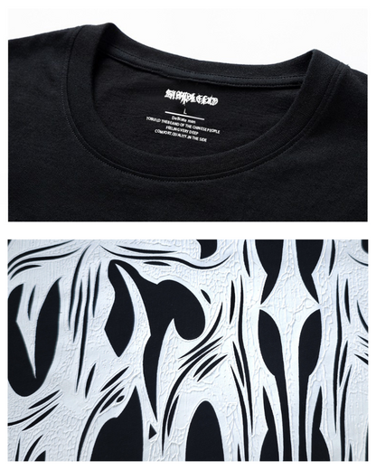 High Street Opium Style Wings Rock Graphic T-Shirt