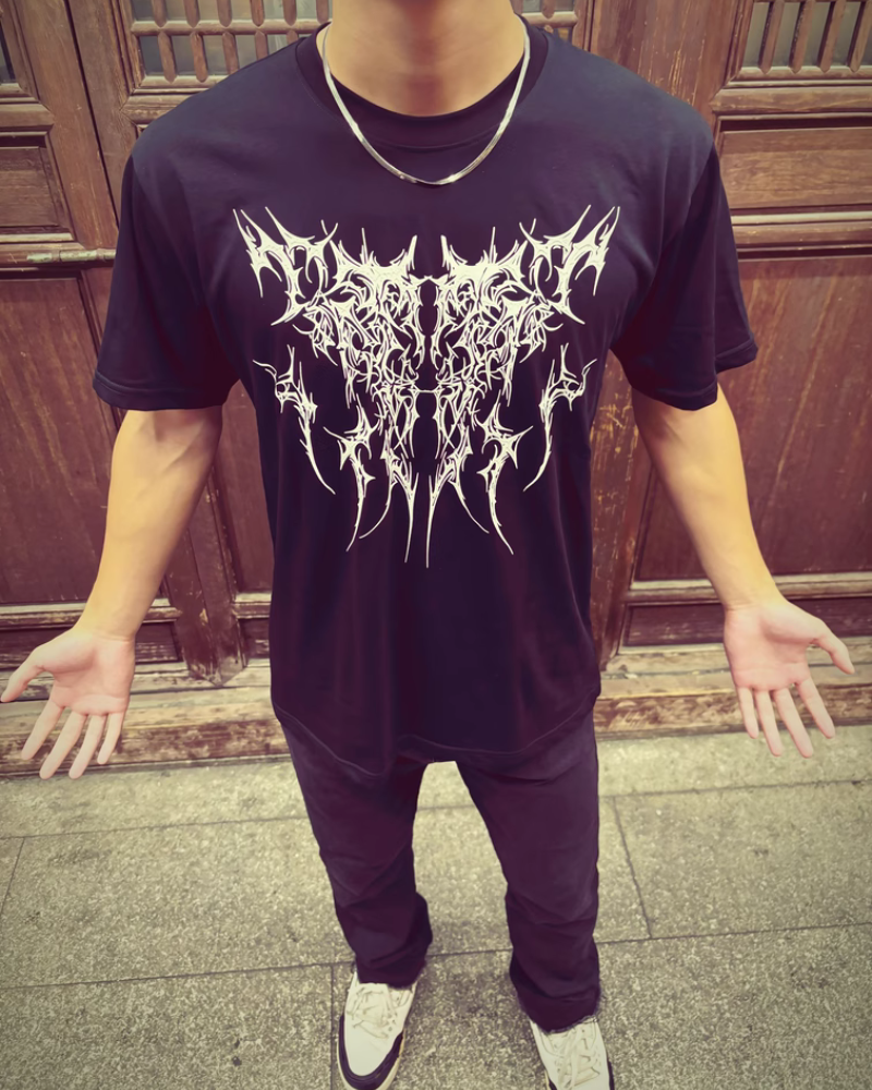 High Street Opium Style Wings Rock Graphic T-Shirt