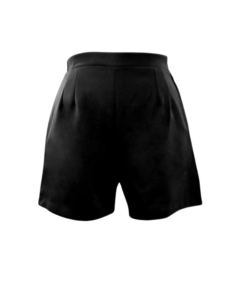 Funcional High Waist Pleated Cargo Skirt