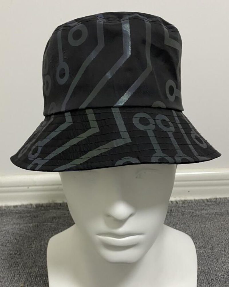 Hip Hop Rainbow Reflective Bucket Hat