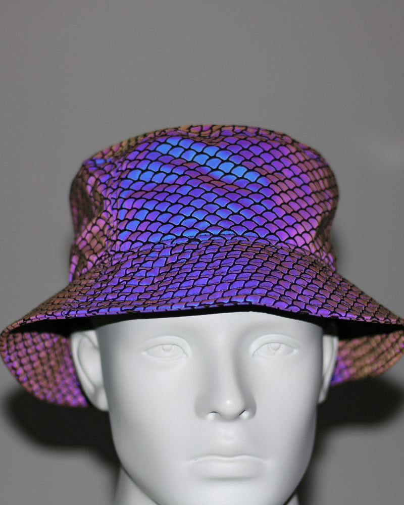 Hip Hop Rainbow Reflective Bucket Hat