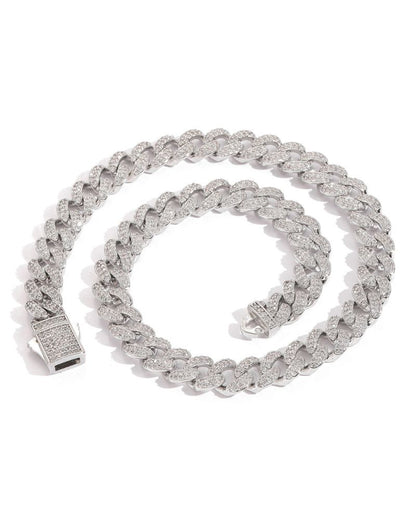 Hip Hop 12mm Iced Cuban Link Bracelet