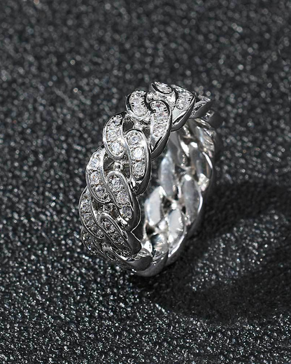 Hip Hop Iced Cuban Ring