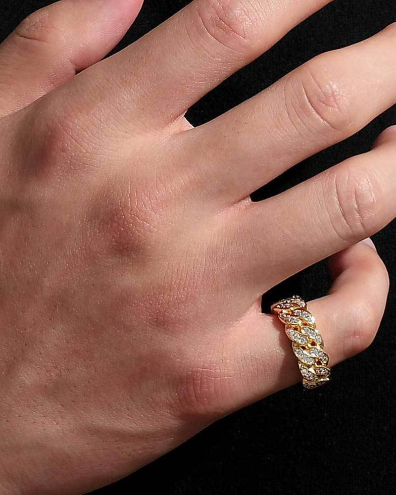 Hip Hop Iced Cuban Ring