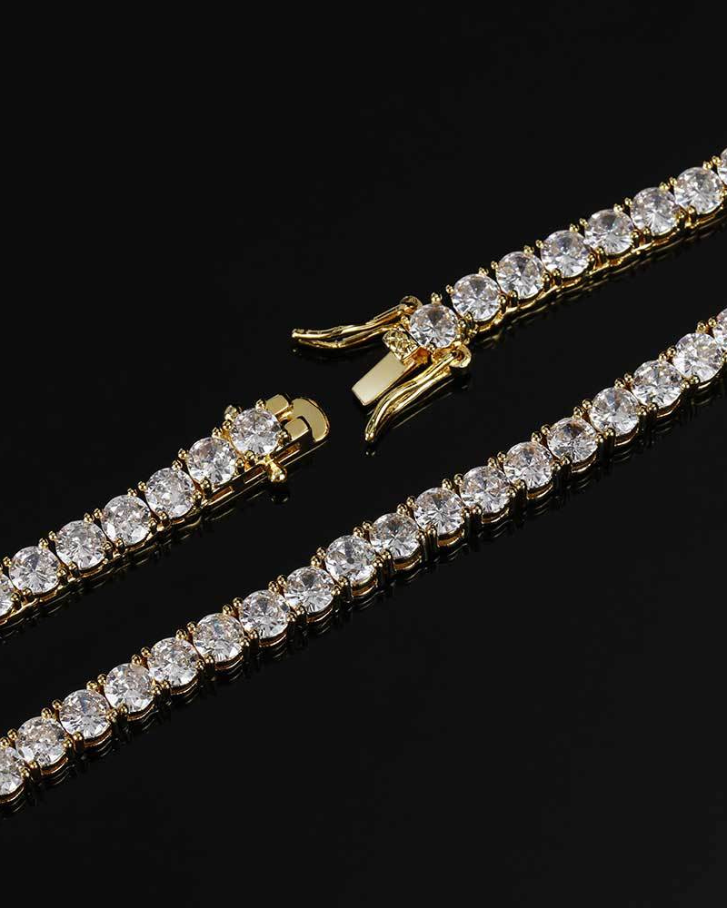 Hip Hop Tennis Cuban Link Bracelet