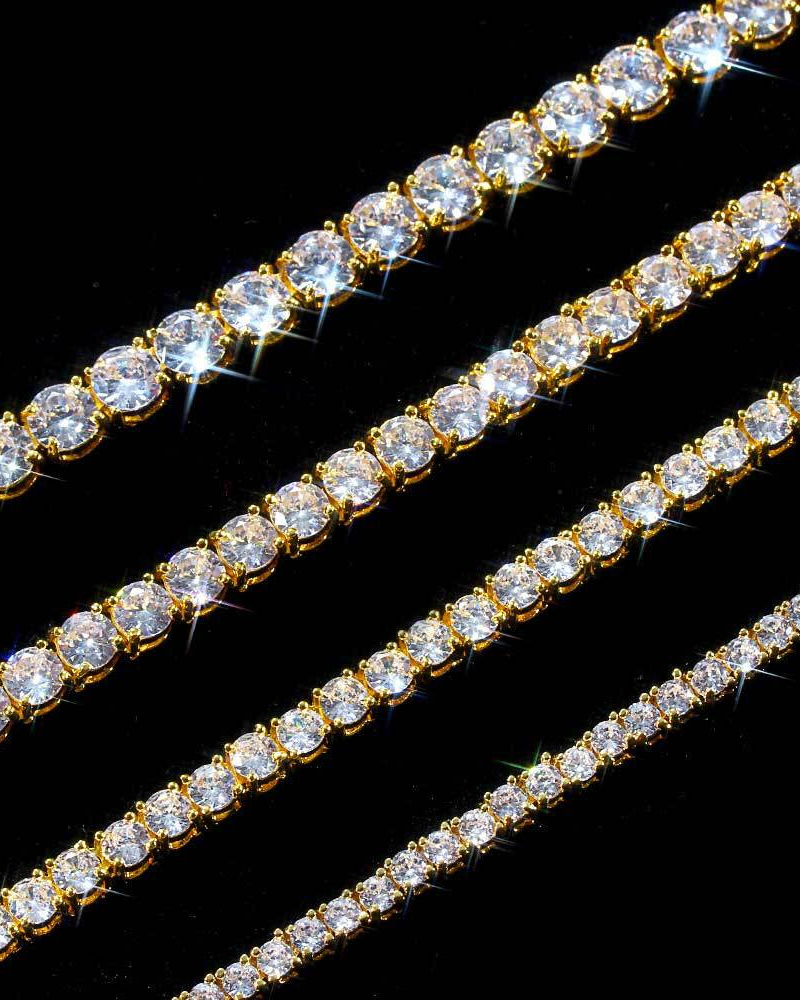 Hip Hop Tennis Cuban Link Bracelet