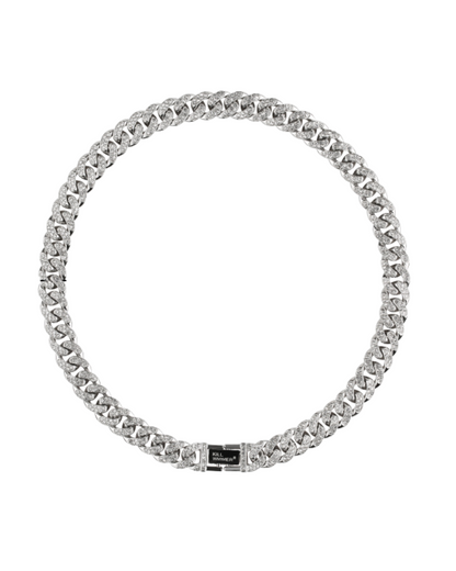 Hip Hop Titanium Steel Cuban Link Chain Necklace