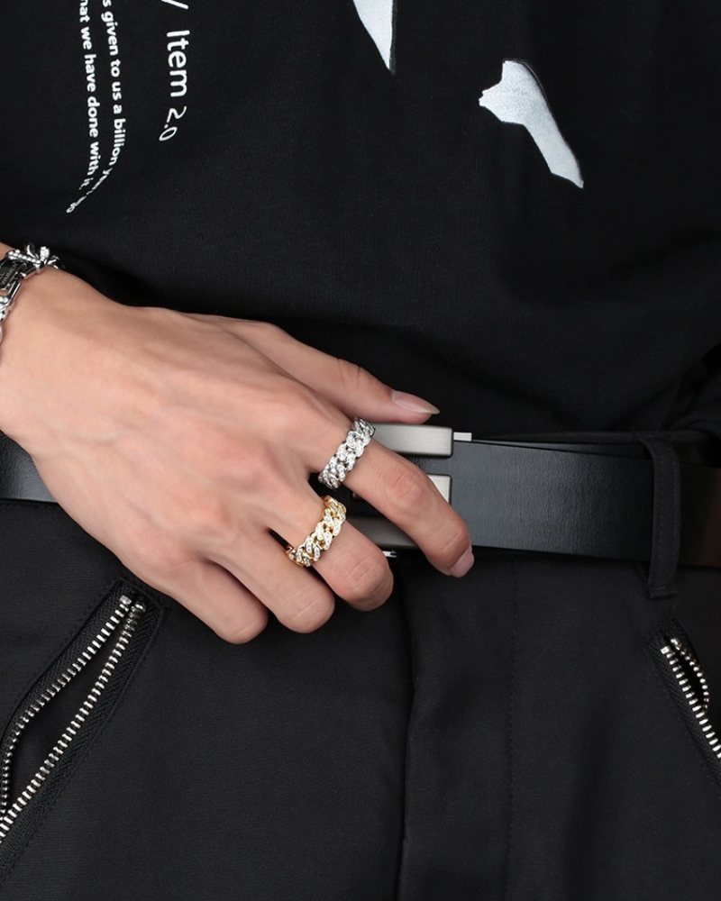 Hip Hop Iced Cuban Ring