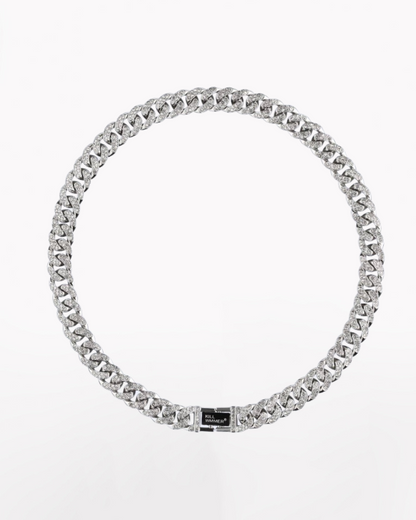 Hip Hop Titanium Steel Cuban Link Chain Necklace