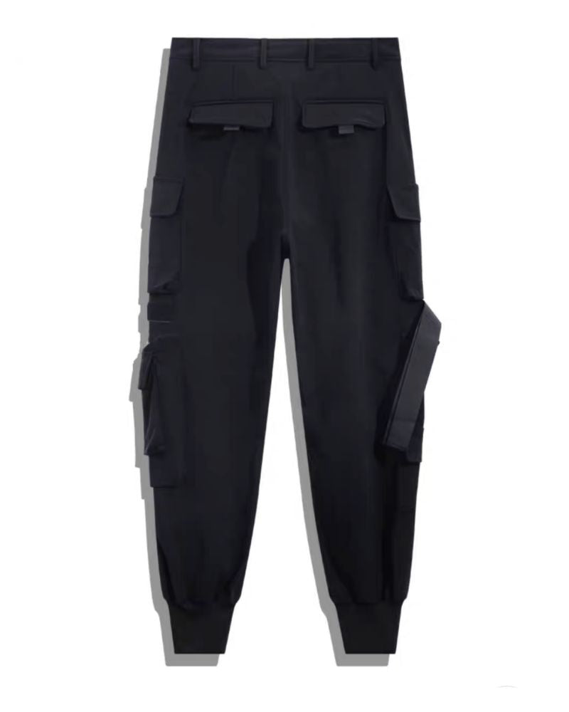 Techwear Black Multi-Pockets Women Cargo Pants