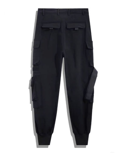 Techwear Black Multi-Pockets Women Cargo Pants