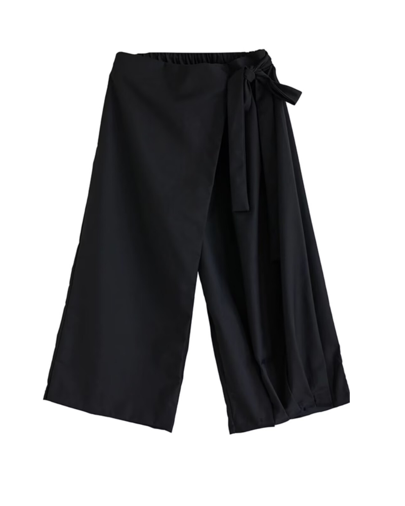 Irregular Wide-Leg Skirt Pants | Hakama Pants