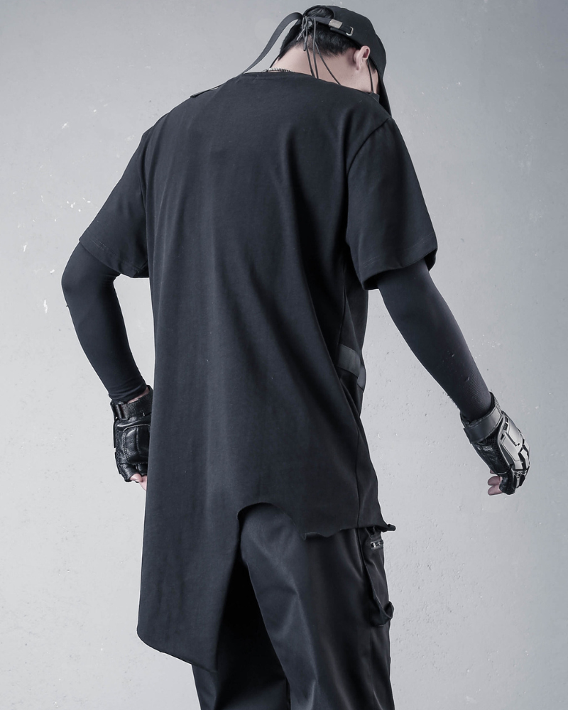 Irregular Ribbon Bat Streetwear T-Shirt
