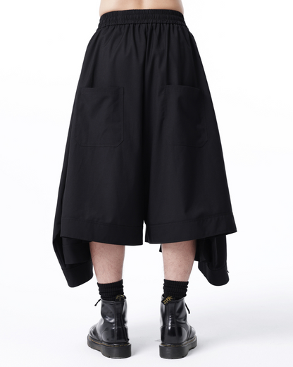 Japanese Deconstructed Shirt Look Hakama Pants