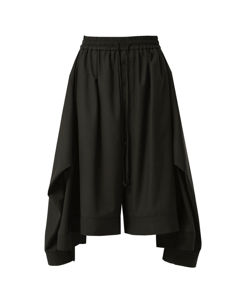 Japanese Deconstructed Shirt Look Hakama Pants