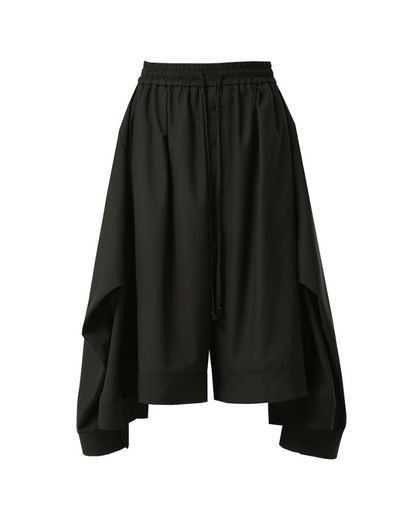 Japanese Deconstructed Shirt Look Hakama Pants