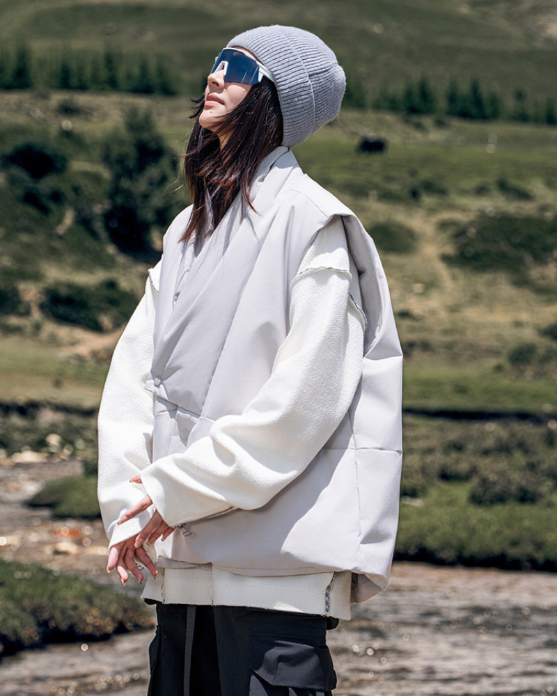 Japanese Style Outdoor Winter Unisex Puffer Vest