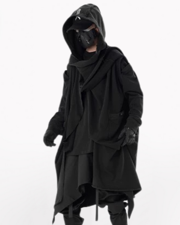 Japanese Techwear Wanderer Long Coat