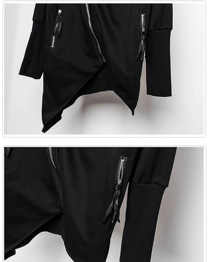 Japanese Techwear Zipper Hooded Jacket