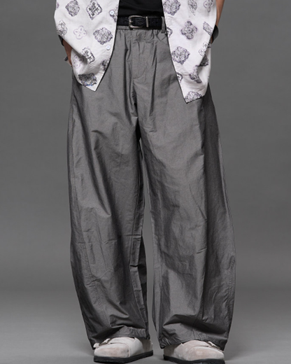 Japanese Retro Tencel Linen Loose Straight-Leg Pants
