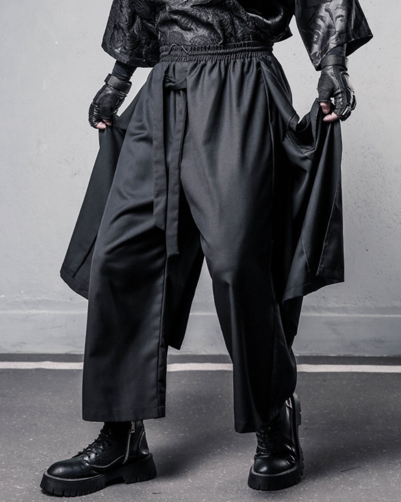 Japanese Style Functional Two-piece Ninja Pants