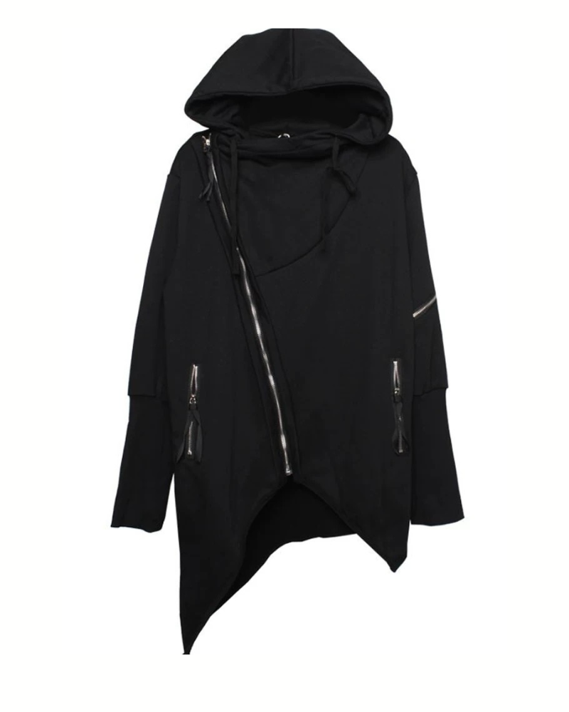 Japanese Techwear Zipper Hooded Jacket