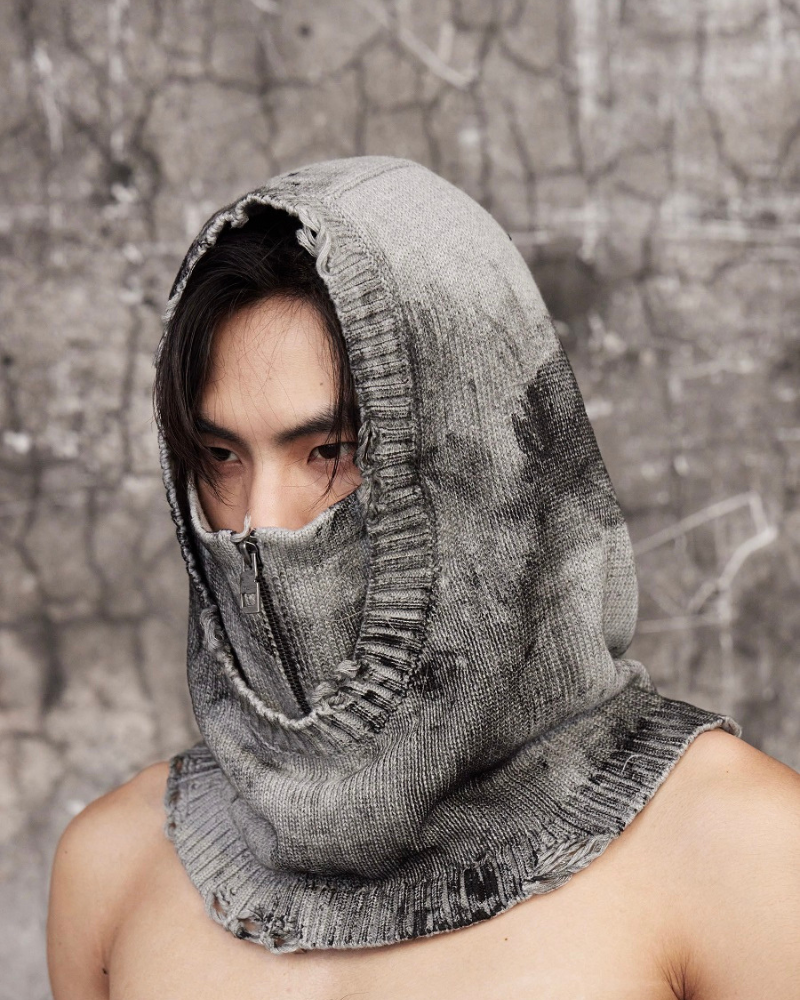 Knit Removable Face Mask Balaclava