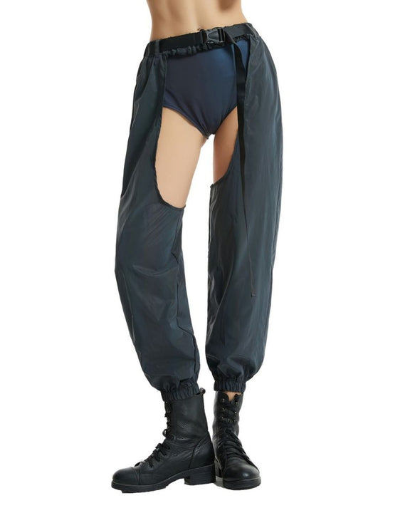 Laser Rave Reflective Open-Crotch Pants – Techwear Official