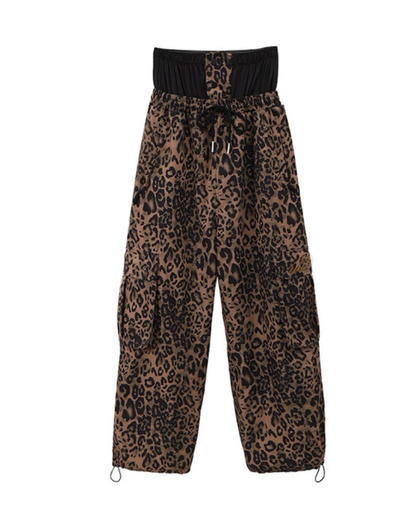 Ski Wear 3L Insulated Waterproof Leopard Ski Bib Pants - Unisex