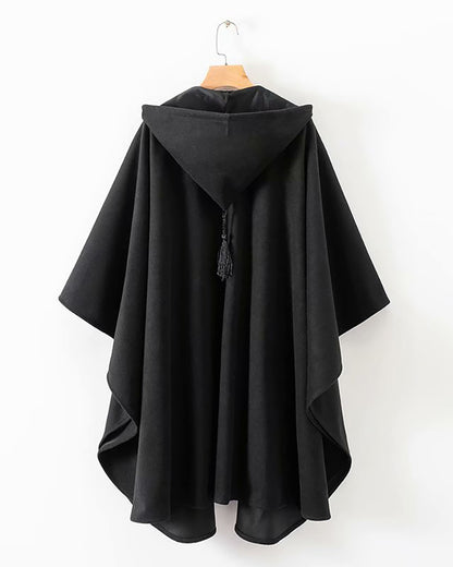 Techwear Long Cape Hooded Coat