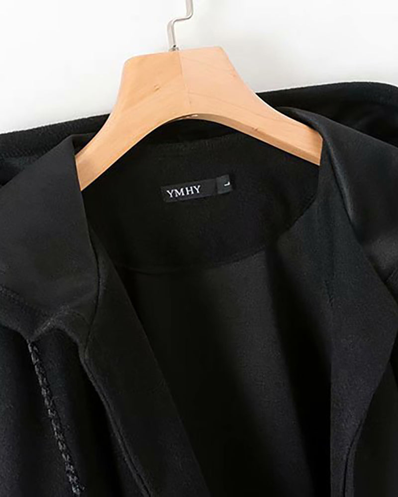 Techwear Long Cape Hooded Coat