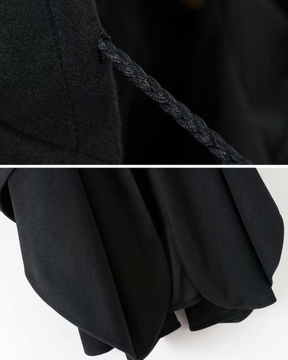 Techwear Long Cape Hooded Coat