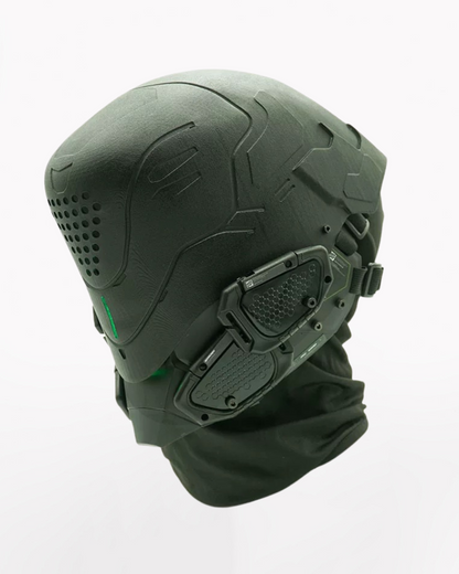 Mech Ares Futuristic Cyberpunk Helmet