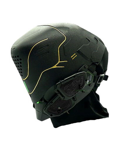 Mech Ares Futuristic Cyberpunk Helmet