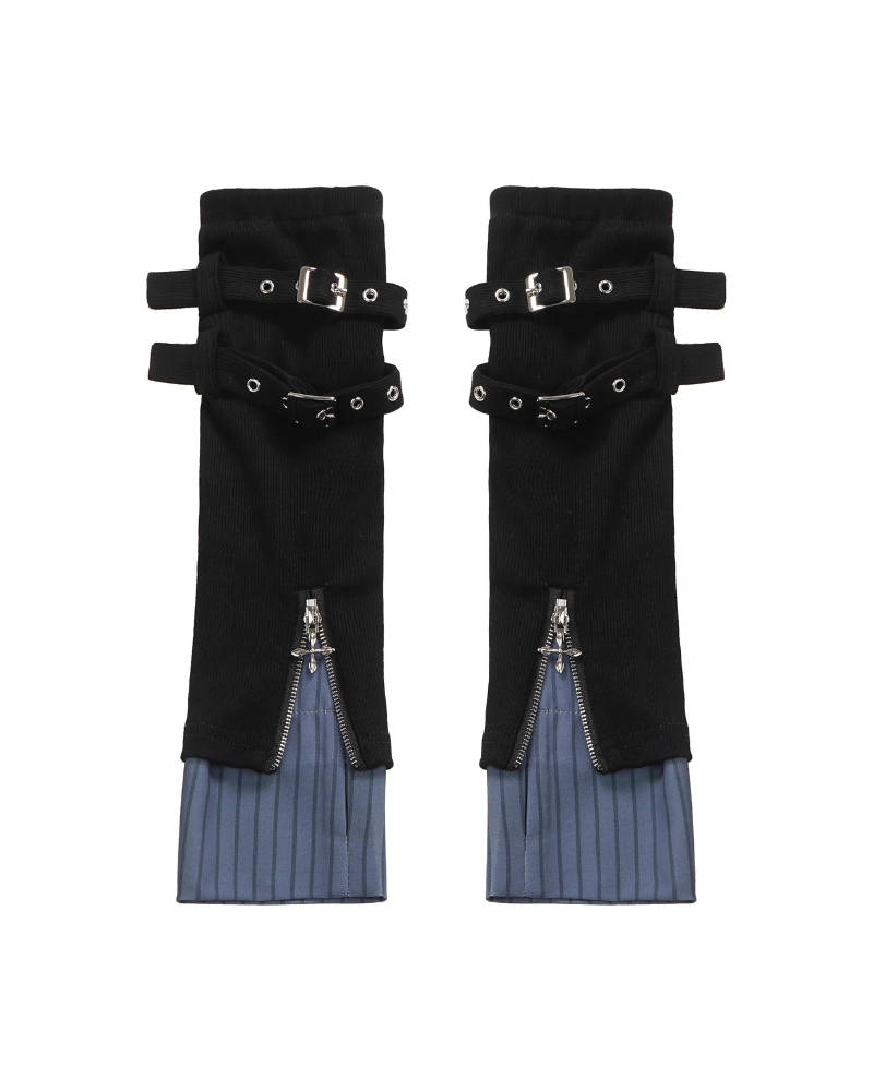 Mechanical Girl Leather Jacket Tank Skirt Set (Sold Separately)