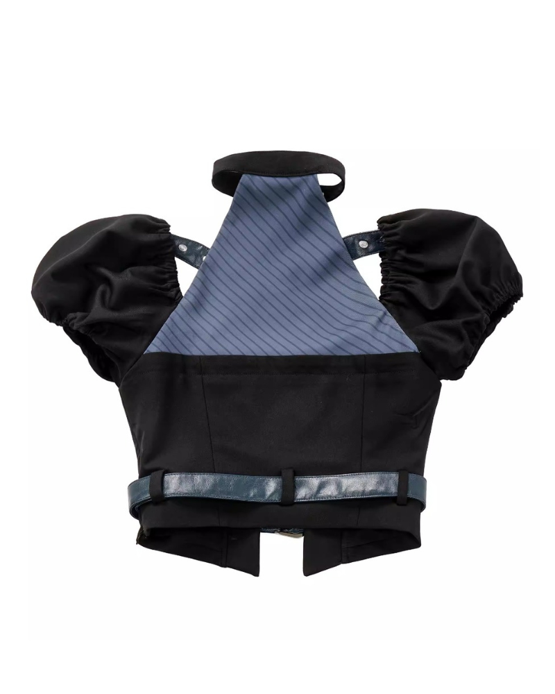 Mechanical Girl Leather Jacket Tank Skirt Set (Sold Separately)