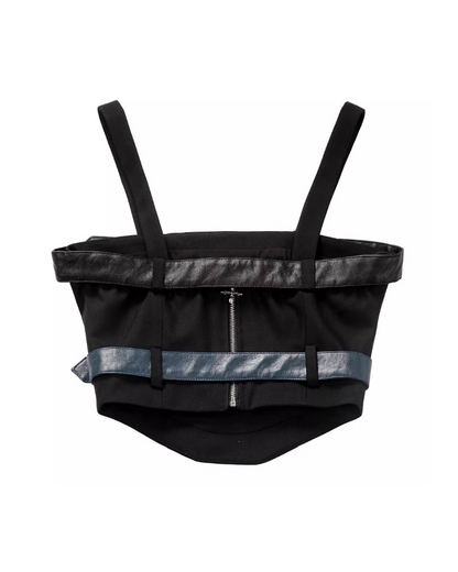 Mechanical Girl Leather Jacket Tank Skirt Set (Sold Separately)