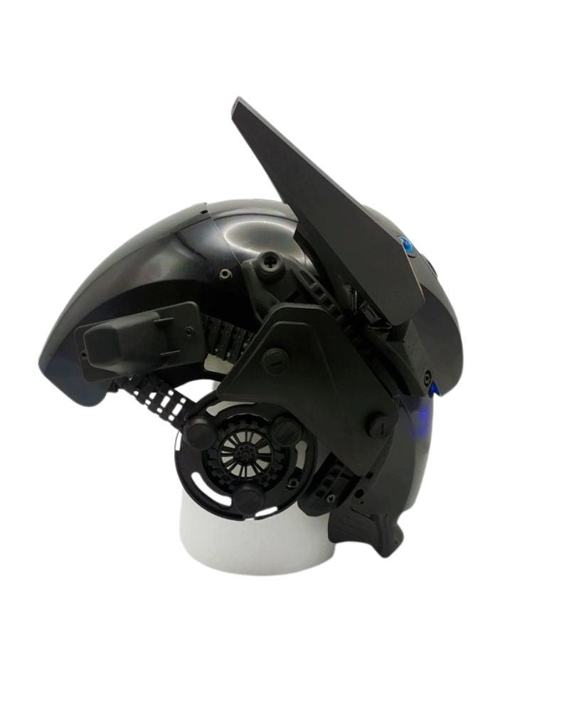 Mechanical Illuminated Cyberpunk Helmet – Techwear Official
