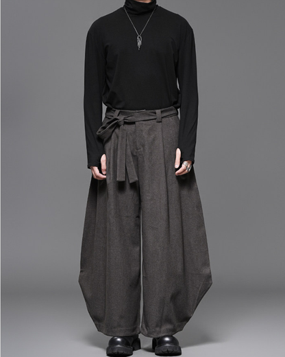 Minimalist Japanese Darkwear Winter Men&