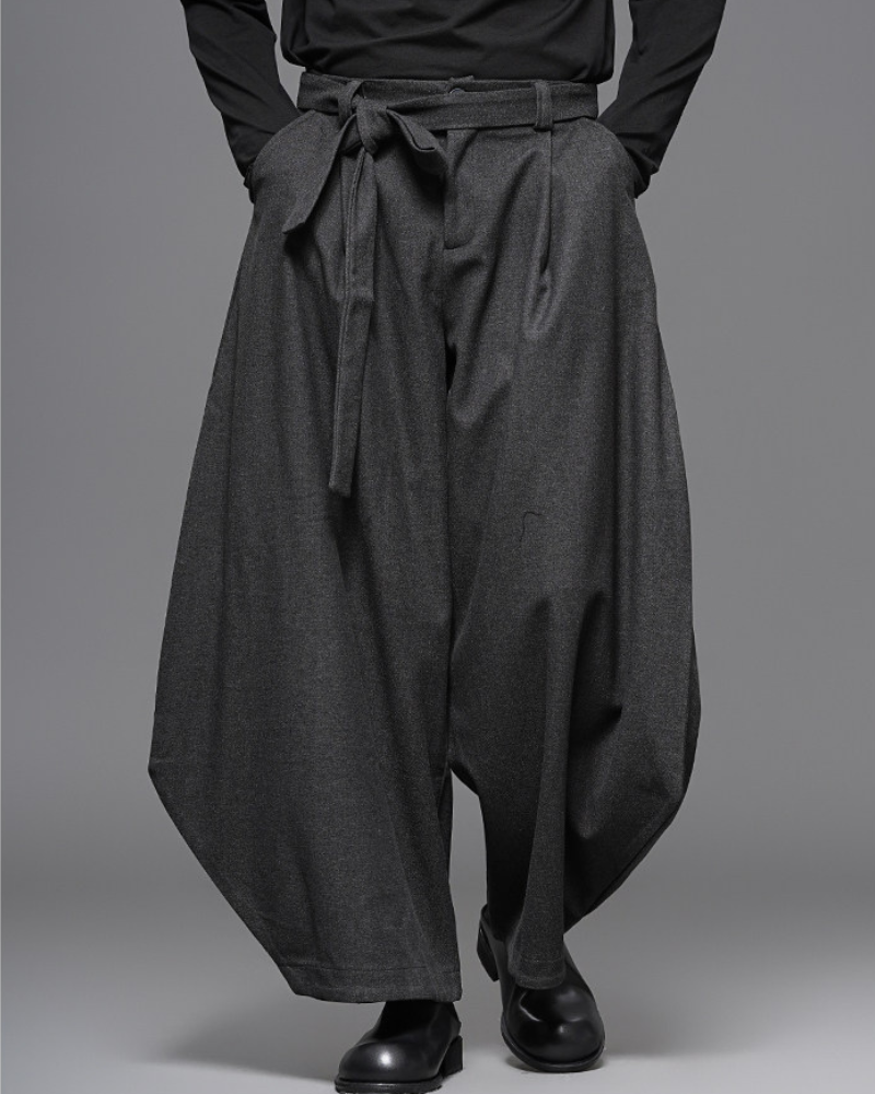 Minimalist Japanese Darkwear Winter Men&
