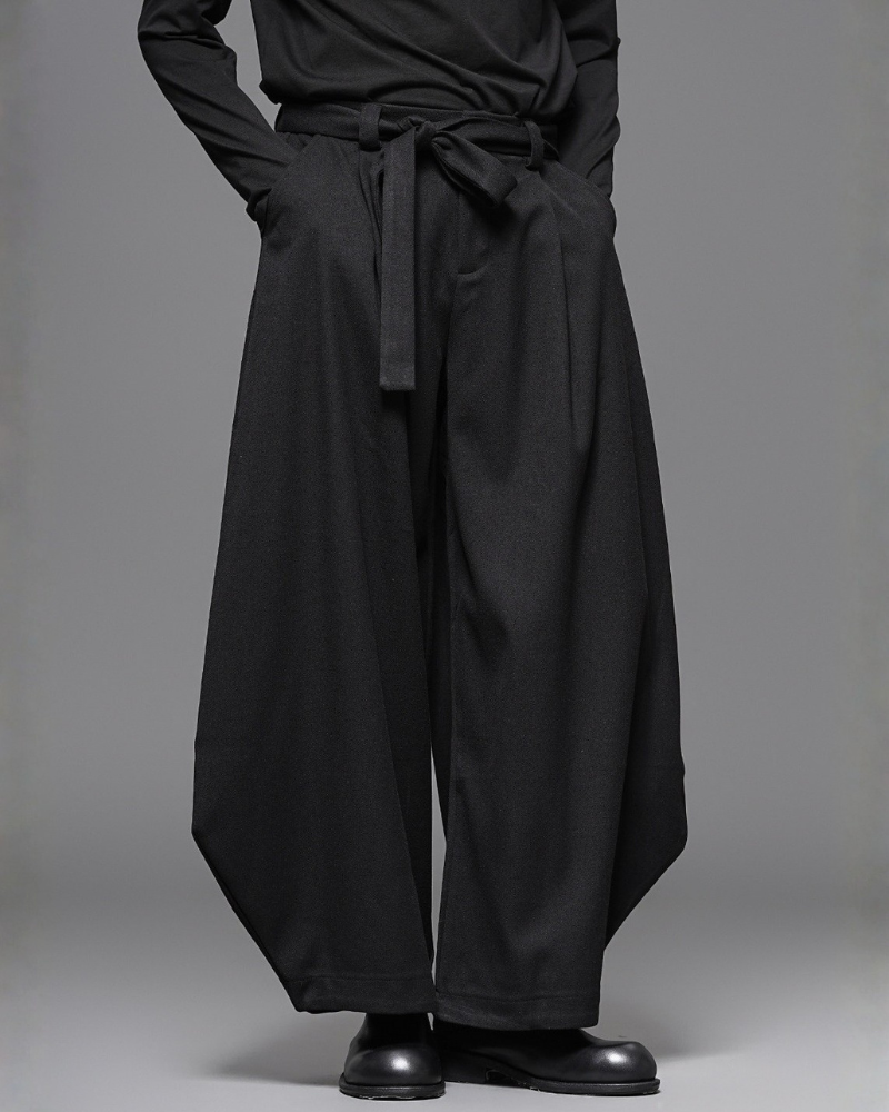 Minimalist Japanese Darkwear Winter Men&