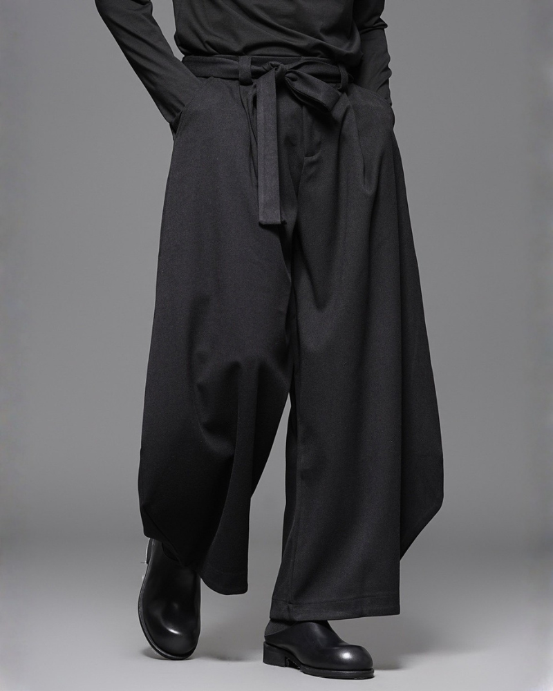 Minimalist Japanese Darkwear Winter Men&